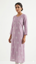 Lavender Mandala Print Kurta