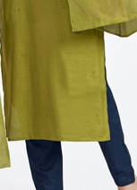 Olive Elegance Kurta Set
